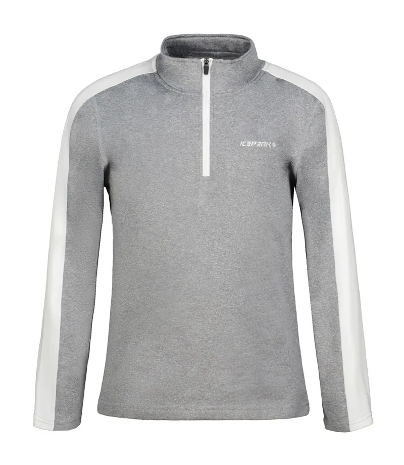 2024 Icepeak Flemington Jr kids midlayer grey/white
